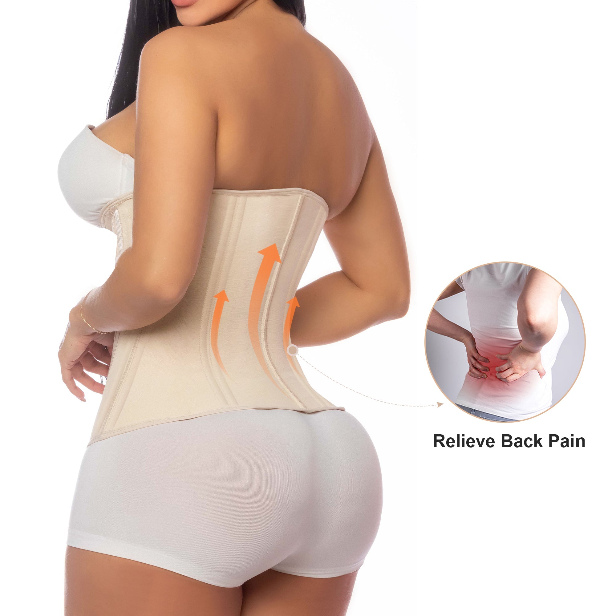 SHAPD® Waist Trainer Corset for Workout & Hourglass Shaping