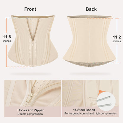 SHAPD® Waist Trainer Corset for Workout & Hourglass Shaping