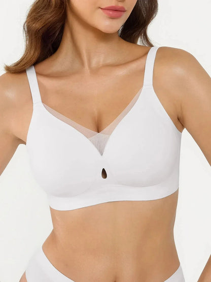 Popilush® White / S Seamless Breathable Contour Bra