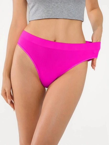 Popilush® Seamless Ribbed-Waist Brief