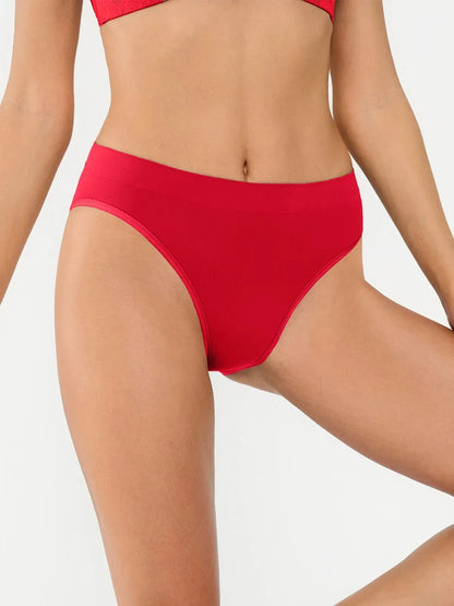 Popilush® Seamless Ribbed-Waist Brief