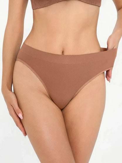 Popilush® Seamless Ribbed-Waist Brief
